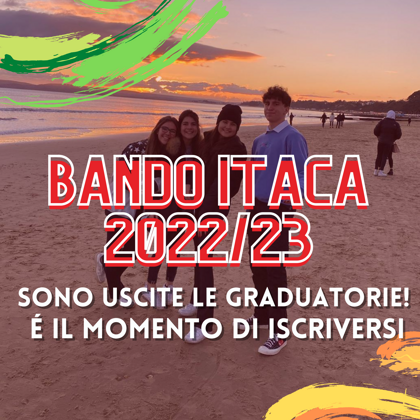 <strong>Pubblicate le graduatorie del Bando ITACA 2022/23: è il momento di iscriversi!</strong>
